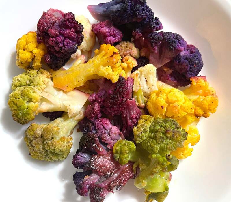 Feasible Kitchen + Rainbow Cauliflower Cooking Tips