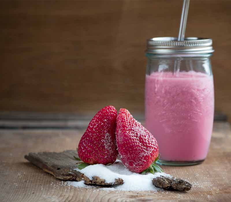 Korean strawberry milk