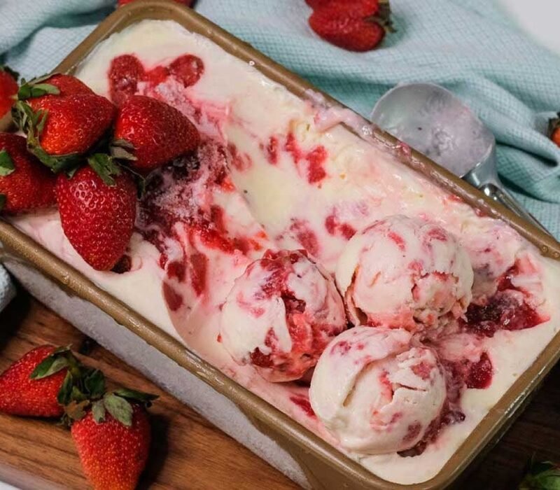 Strawberry Cheesecake Ice Cream Recipe To Make At Home 8189