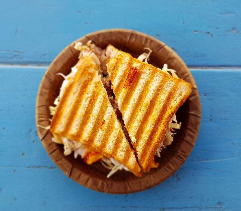 Chick in Waffle Sandwiches