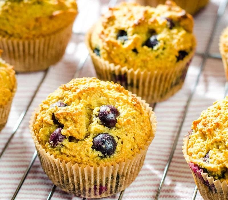 Deliciously Nutritious Blueberry Almond Flour Muffins